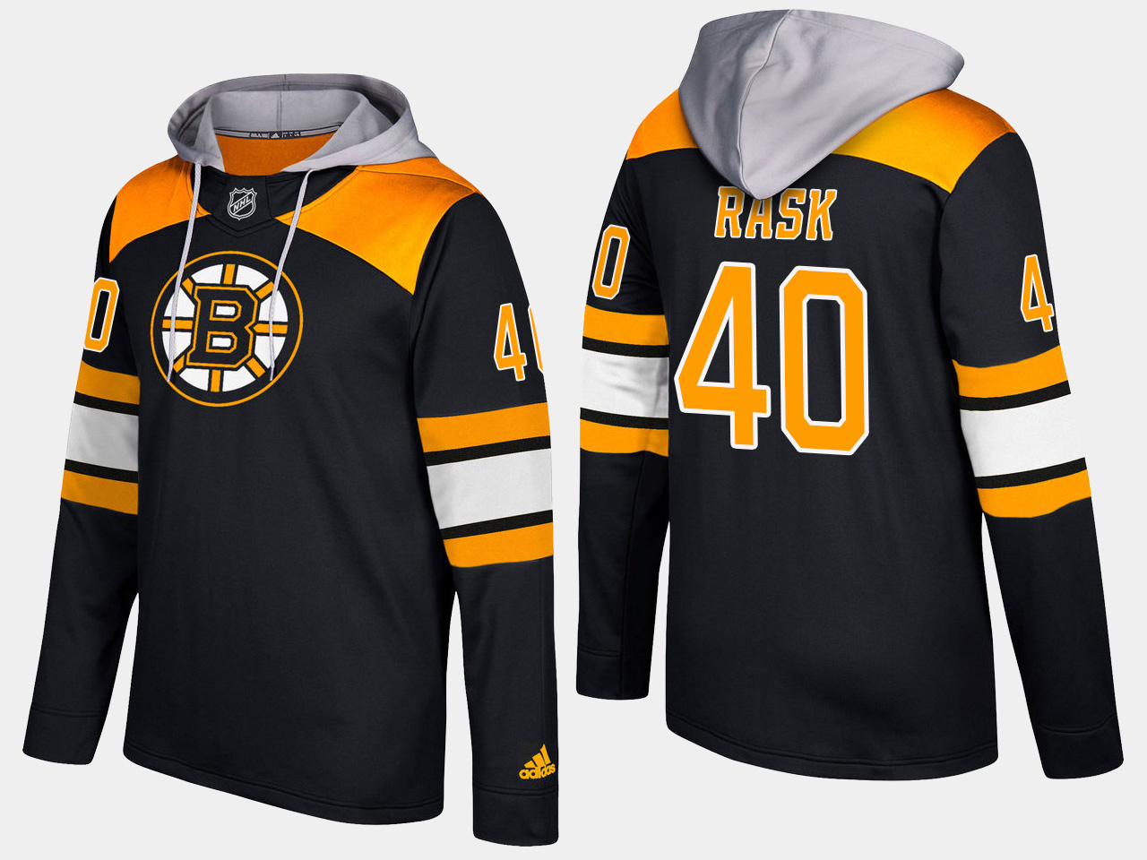 Men NHL Boston bruins #40 tuukka rask black hoodie->boston bruins->NHL Jersey